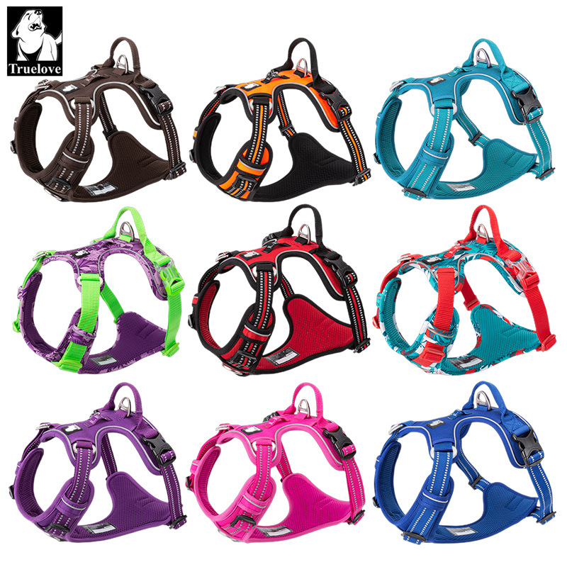 TrueLove Pet Products Chest Strap Explosion Proof Punch Vest Dog Leash Small Fresh Amazon New