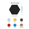 M: 8cm