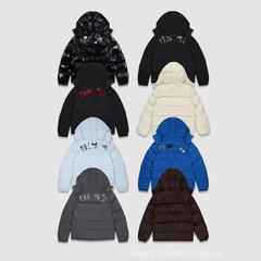 Trapstar ヨーロッパとアメリカのストリートファッションブランド刺繍文字 INS 男女カップルルーズカジュアルコットンコートハイストリートジャケット