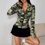 迷彩辣妹美式秋季卫衣