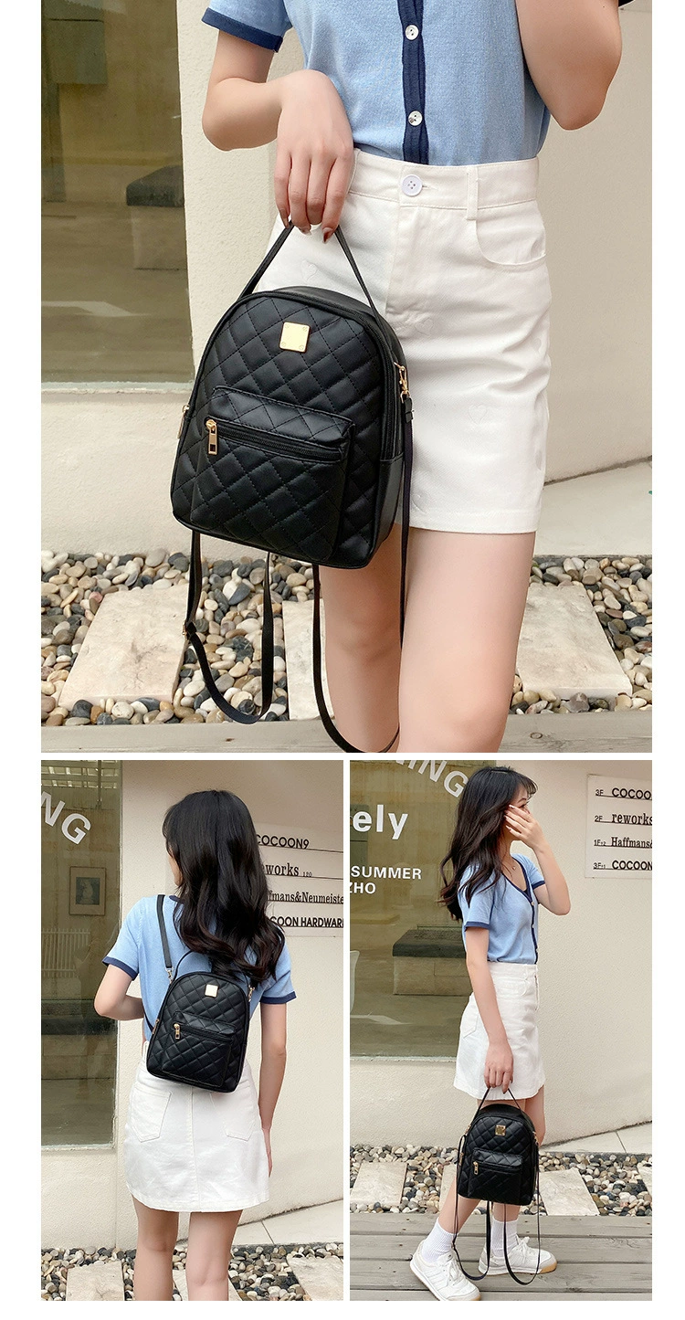 Mini Backpack PU Leather Cute Women's Backpack 2022 Trend Travel Bag Female Shoulder Crossbody Bag Ladies Handbags mochilas