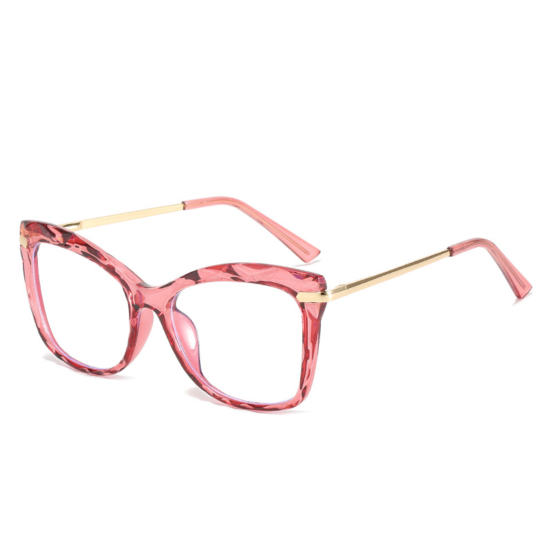 Damen Blaulichtfilter Brille Mit Diamantschliff Kanten Tr90_voghion.com
