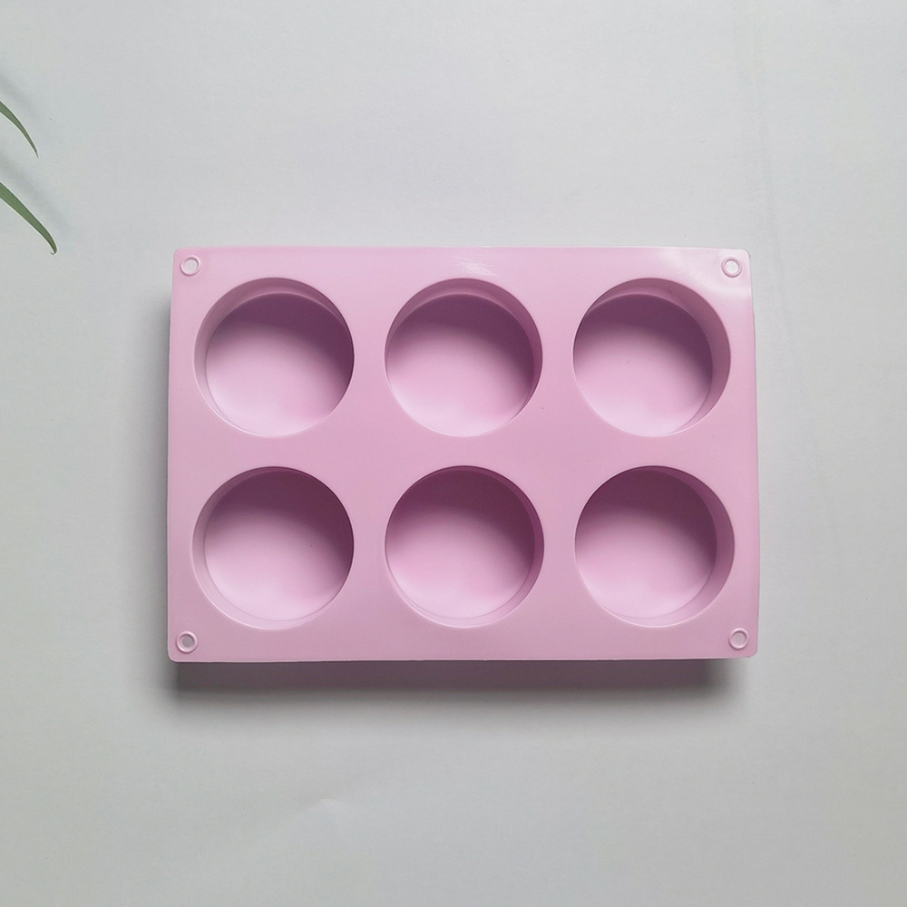 6 columnas pequeñas 154 molde de silicona pastel helado pudín molde de postre jabón utensilios