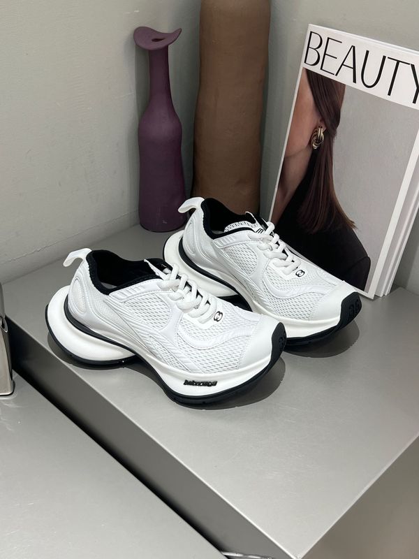 芭幕秀厚底炸街款老爹鞋女2025春季新款真皮时尚洋气增高休闲鞋女|undefined