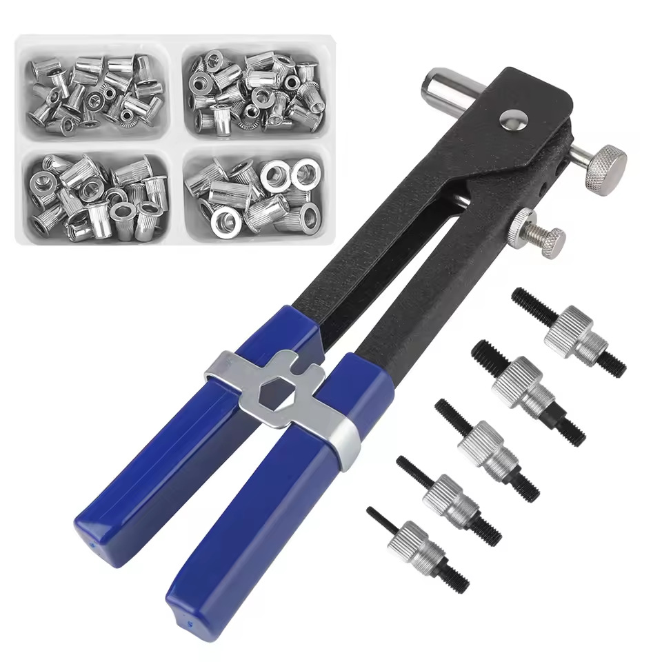 6件套铆螺母套装  厂家直售手动拉母枪 手动螺母枪套装