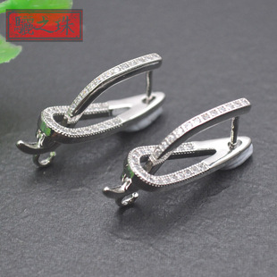 ��������Ůʿ���h�Ʒ���΢��ʯ��ɫ18K��U�ζ��h���A