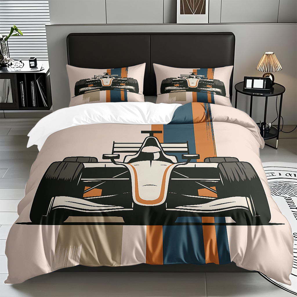 TEMU / JIT transfronterizo textil doméstico multi-tipo cool coche suave piel transpirable digital impresión set edredón