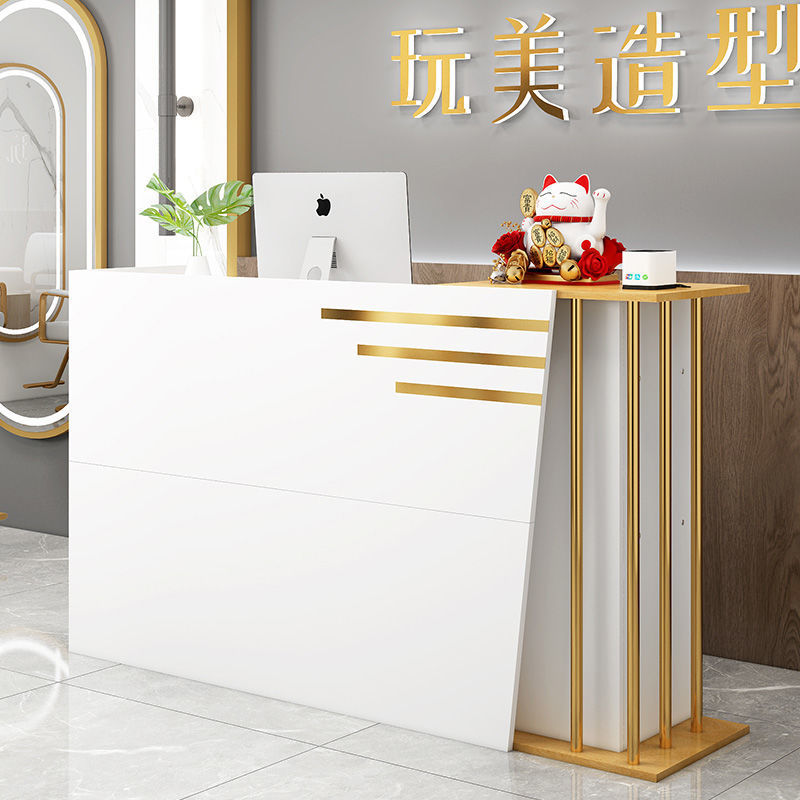 Barber Shop Cashier couture small-scale counter Beauty salons Reception The reception desk European style commercial Bar counter