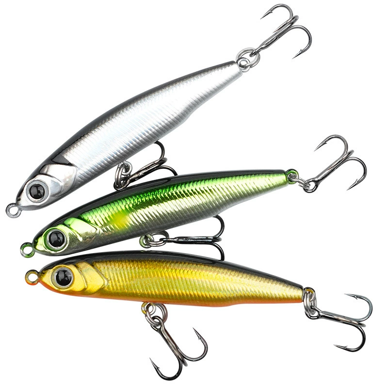Far -shot micro -object small silver fish full swimming layer Shenshui pencil wholesale Luya fake bait bass bass bass bass bionic bionic hard bait