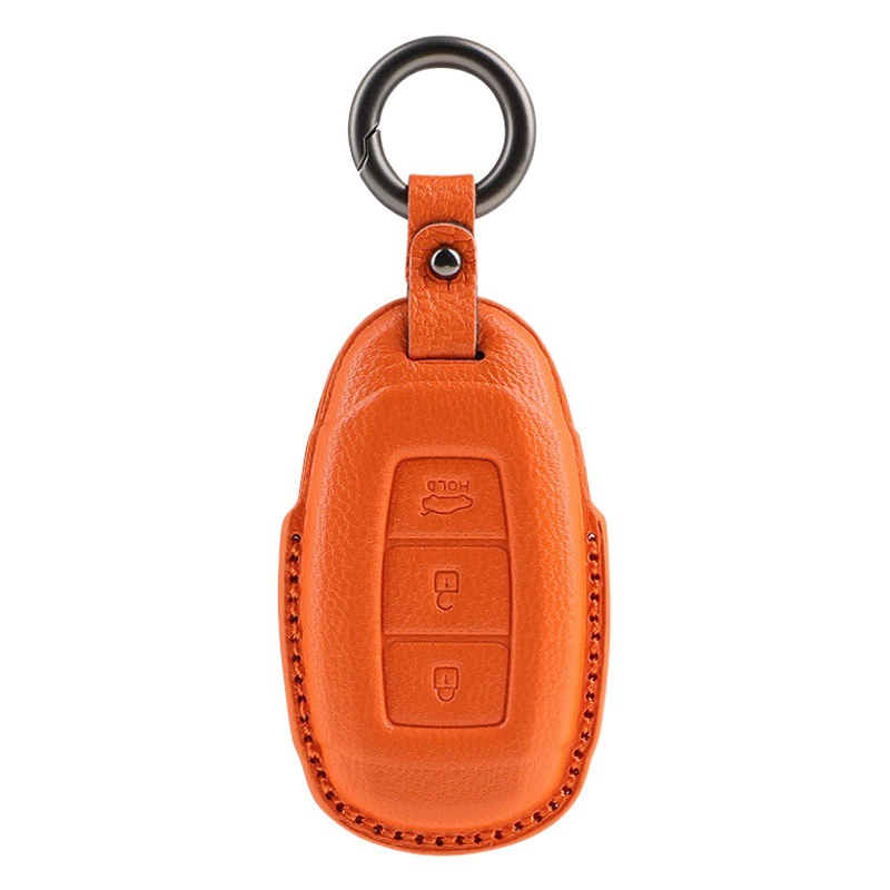 Подходит для Hyundai Tucson Key Case ix35 Ведущий Sonata 9 Rena Специальный чехол для ключей из козьей кожи