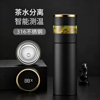 大容量茶水分离保温杯316男款车载茶杯高档女士泡茶杯子礼品定制