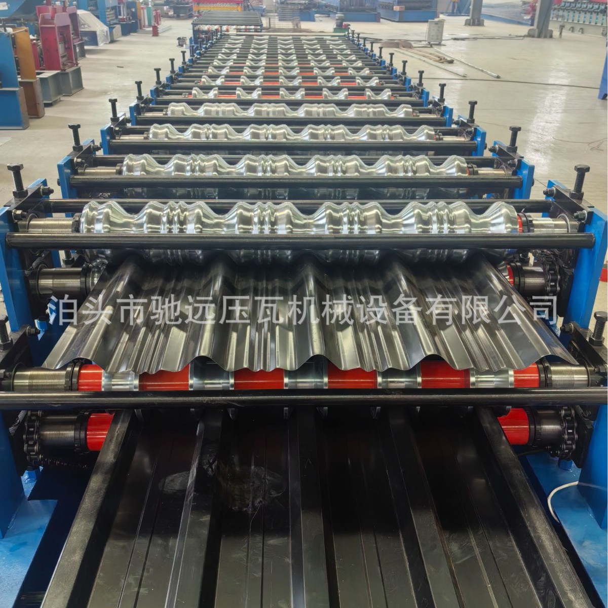 Color Steel Tile Press Machine Iron Sheet Fully Automatic Tile Press Machine Equipment Color Steel Tile Metal Cold Bending Forming Equipment