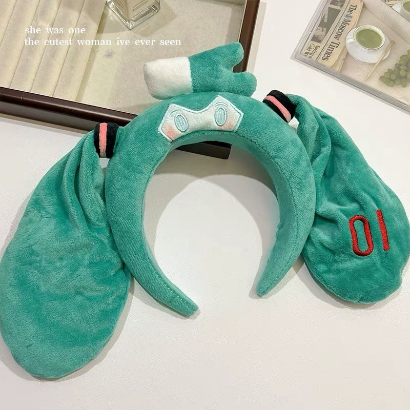 Hatsin Mutato повязка для волос двумерный креативный cos одеваются головные обручи мультфильм супер милый головной убор игра аниме персонаж женщина