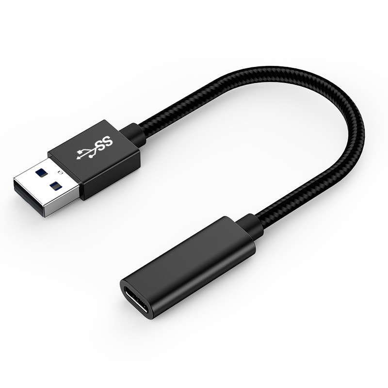 USB3.2转typec兼容USB3.0手机平板电脑u盘鼠标转换车载otg转接线