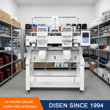 DISEN high speed 2 head mini automatic embroidery machine
