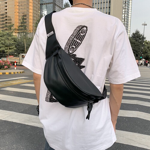 Chest Bag Men's Retro Simple Versatile Shoulder Crossbody Bag  New Crossbody Small Backpack Lightweight Sports Waist Bag