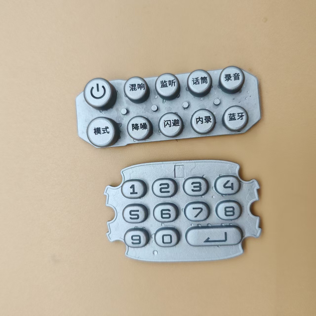 中山硅橡胶制品厂 硅胶按键 硅胶导电按键遥控器镭雕喷涂硅胶按键