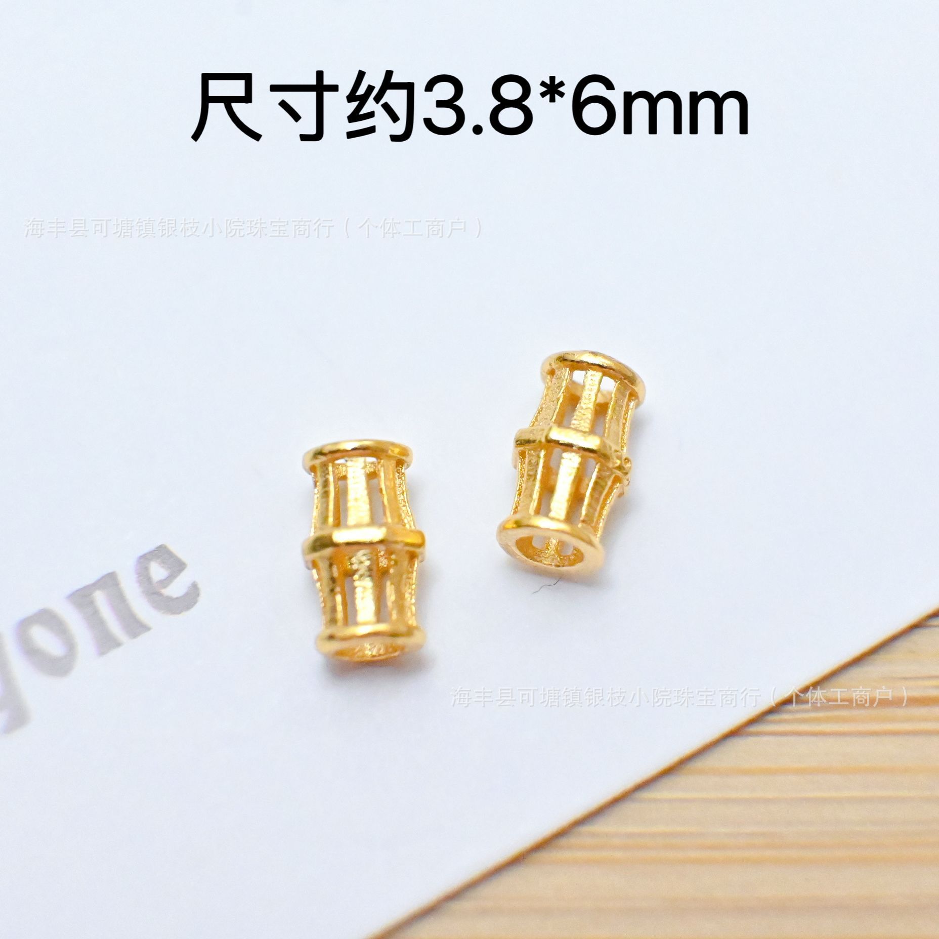 S925 Silver Ancient Gold DIY Through-Hole Accessories Butterfly Spacer Bead Pendant Pendant Beaded Bracelet Necklace Jewelry Wholesale