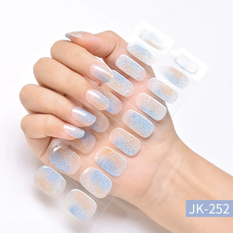 Набор для ногтей XT Gel с наклейками, искусственные ногти и лак для ногтей