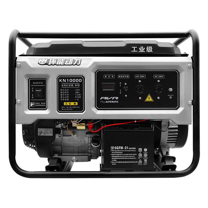 Generador portátil pequeño para uso doméstico de 3KW 5KW 6.5KW 8KW 10KW, grupo electrógeno industrial de gasolina para exteriores.