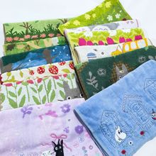 日单 无念棉刺绣提花割绒毛巾 面巾 洗脸巾