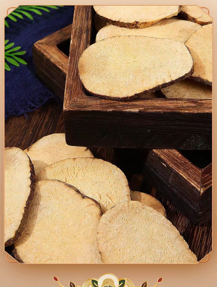 Dried Alisma Slices Ze Xie 泽泻 500g Sichuan Decoction Pieces for Herbal Soup and Tea quality and texture