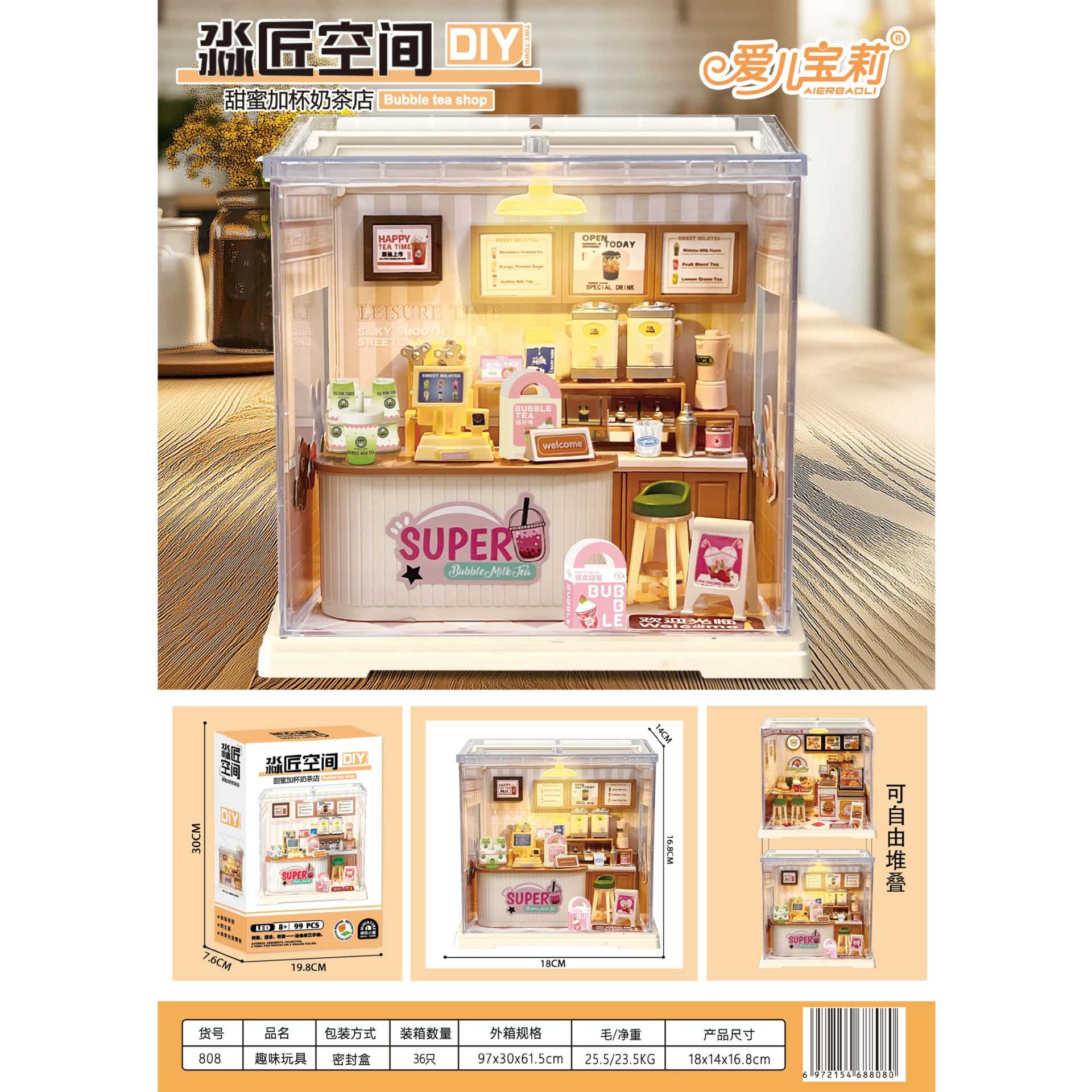 808 36 cajas