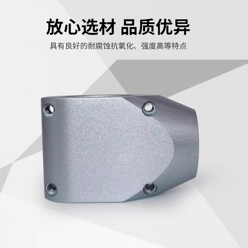 摆闸管摆闸摆臂亚克力摆门夹头固定支架弯管门夹38转32