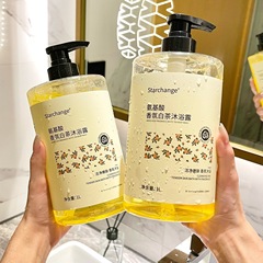 小紅本白茶入浴剤1L大容量家庭用入浴剤ホテル補充液木質香入浴剤保湿