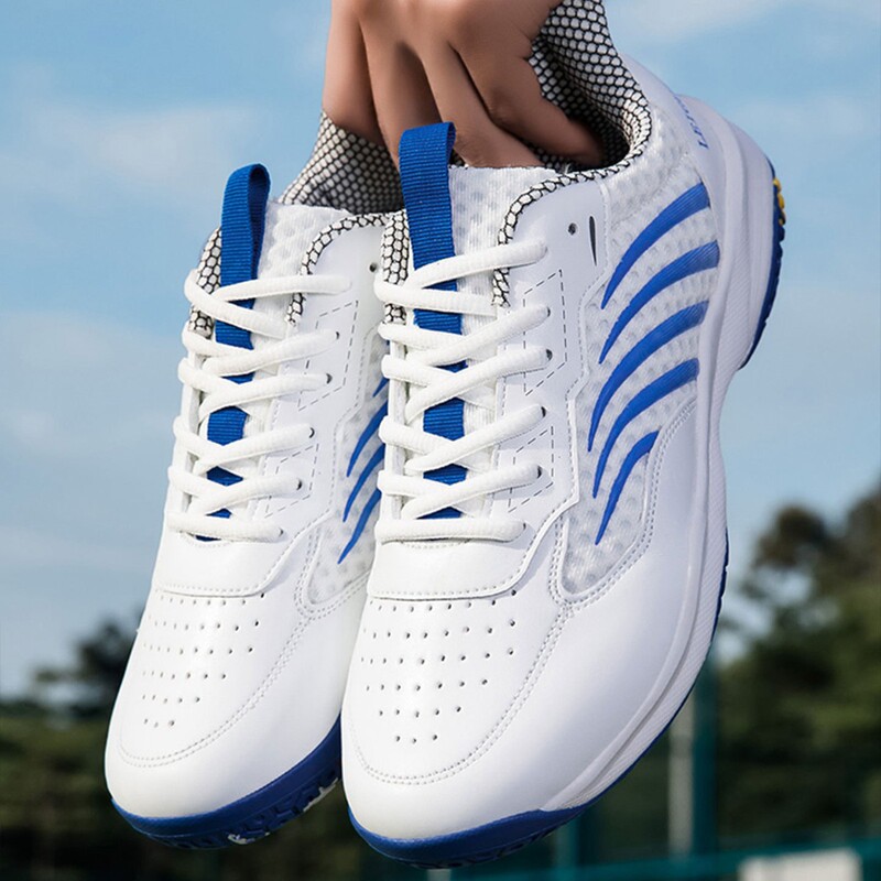 Tennis Sneakers for Men and Women, Breathable and Deodorant 45 Large Size Tendon Soles, Wear-Resistant Badminton Training Non-Slip Running Shoes