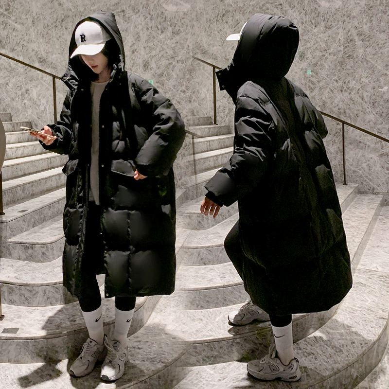 Зимняя одежда больших размеров для женщин 2024: пуховик в стиле интернет-знаменитостей, утепленный, на 90% белом утином пуху, модель 213