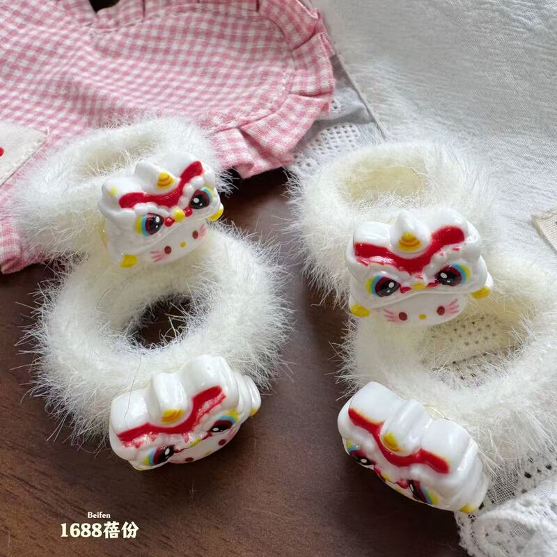 New Year's Cute Lion Cat Towel Ring Hair Tie Children's Hair Tie Does Not Hurt Hair High Elastic Rubber Band Cartoon Hair Tie New Year's Cute Lion Cat Towel Ring Hair Tie Children's Hair Tie Does Not Hurt Hair High Elastic Rubber Band Cartoon Hair Tie