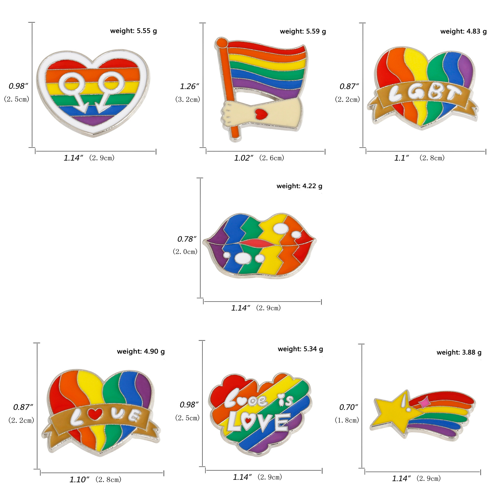 Plating Design Cartoon Style Pin Alloy Plating No Inlaid Unisex Brooches