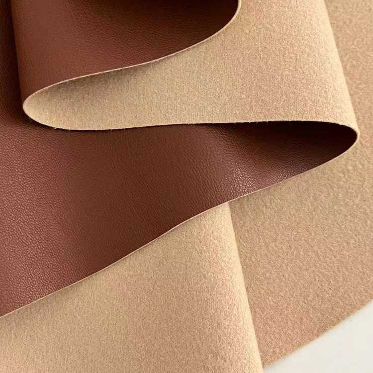 小羊纹皮革箱包家具家居软包沙发PVC面料超纤人造皮料荧光色