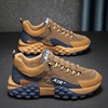 Comfortable low fashionable breathable sports shoes platform, footwear, Korean style, for running