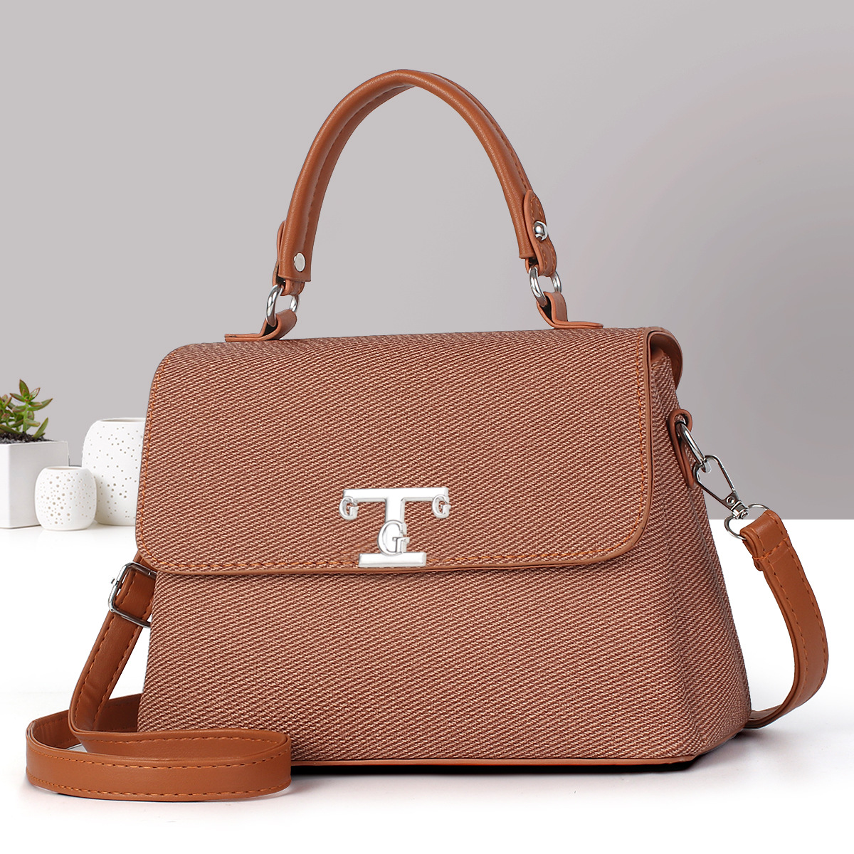 Bolsos grandes de moda para mujer, otoño e invierno, nuevos bolsos de temperamento, bolsos de mensajero de un solo hombro de moda coreana, bolsos de mujer de todo fósforo