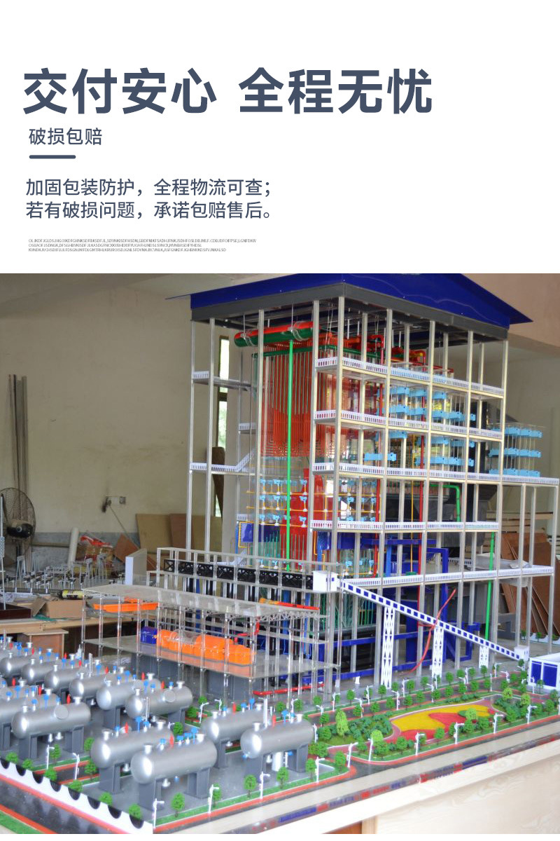 Miniature models, realistic diorama models, industrial equipment models, mechanical models, factory equipment replicas, used for cultural tourism and science education exhibitions