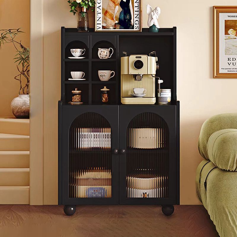 Solid Wood Sideboard for Living Room, Household Tea Cabinet, Cream-Style Storage Cabinet, Simple Kitchen Cabinet, Storage Cabinet, Organizer Cabinet