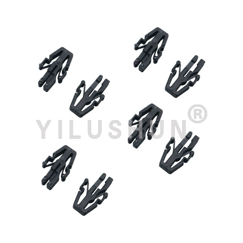 Accesorios del coche delantero medio neto fijo clip doble medio neto plástico nylon hebilla H14 OE:90467-13005