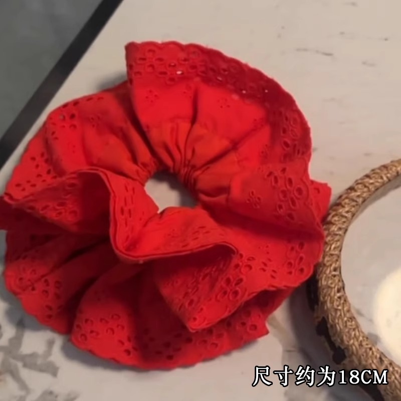 2025 nuevo cordón de cabello de pelo de bolas de encaje, banda de cabello de alta elasticidad, cuerda de cabeza duradera