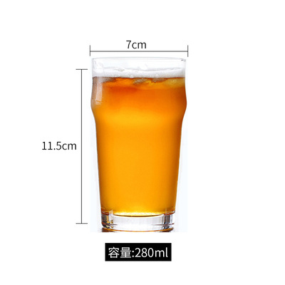 Tazas de vidrio temperado comerciales tazas de cerveza bar KTV tazas octagonales tazas de licores caseras tazas de whisky se pueden imprimir logotipo