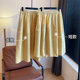 High-branch lyocell cotton three-dimensional sinews and bones material 1.7 meters do not show hip long flower bud skirt overskirt spring and summer