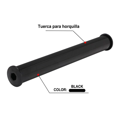Suitable for Sur-Ron X/S Motorcycle Modification Parts, Aluminum Alloy Wheel Axle Rod with Fixing Nut (Motorcycle General Parts)
