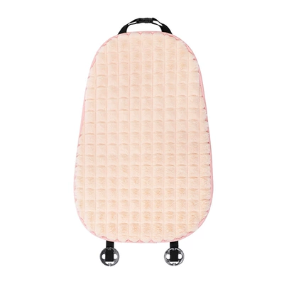 neck pillow pillow fashion — Headrest - rabbit-fur-puff-cushion-pink-backrest