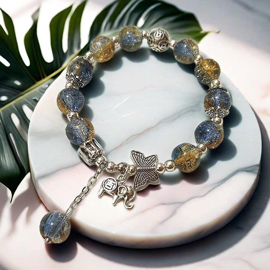 Pulsera de Lirio de los Valles Súper Hada, Promoción Especial 2025, para Mujer, Fresca y Única, Sensación de Alta Gama, Regalo de Pulsera con Cuentas para Mejor Amiga Estudiantil