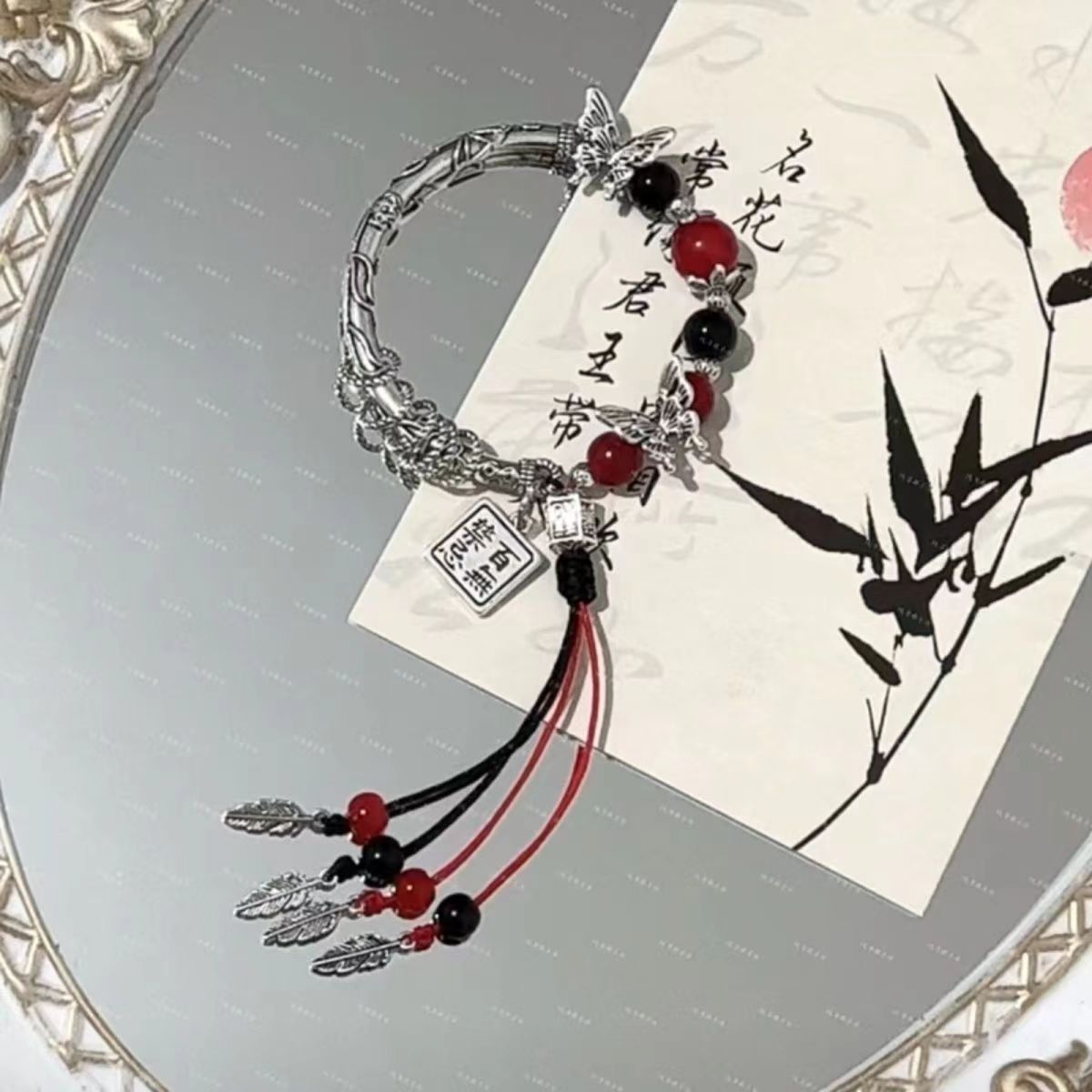 Heavenly Official Blessing 100 No Taboo Flower City Xie Lian New Chinese Style Ancient Style High-Looking Niche High-End Bracelet for Best Friend