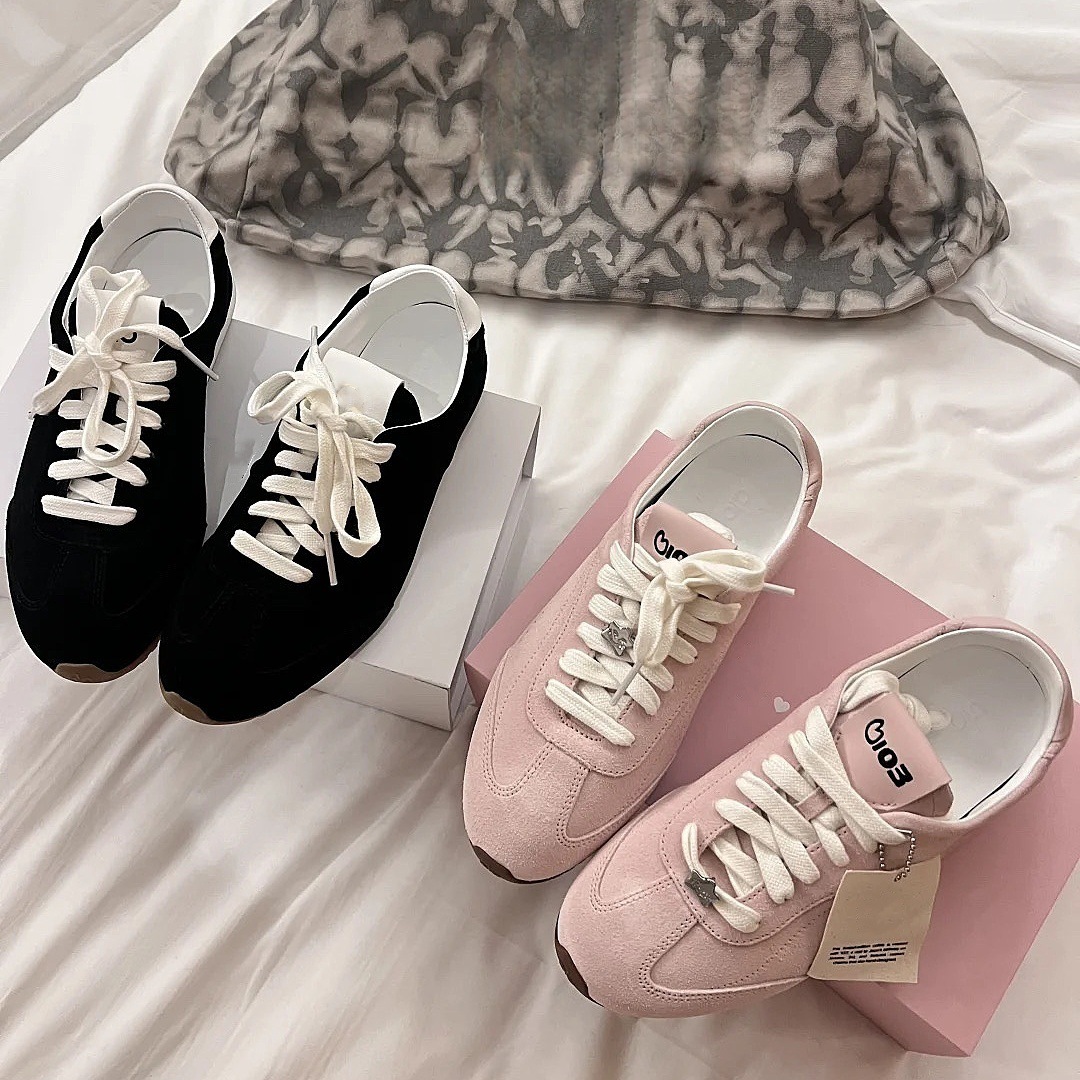 alo Jin Zhixiu Jisoo zapatos de cuero retrógrados de entrenamiento alemán zapatos casuales de mujer zapatos de correa ligera