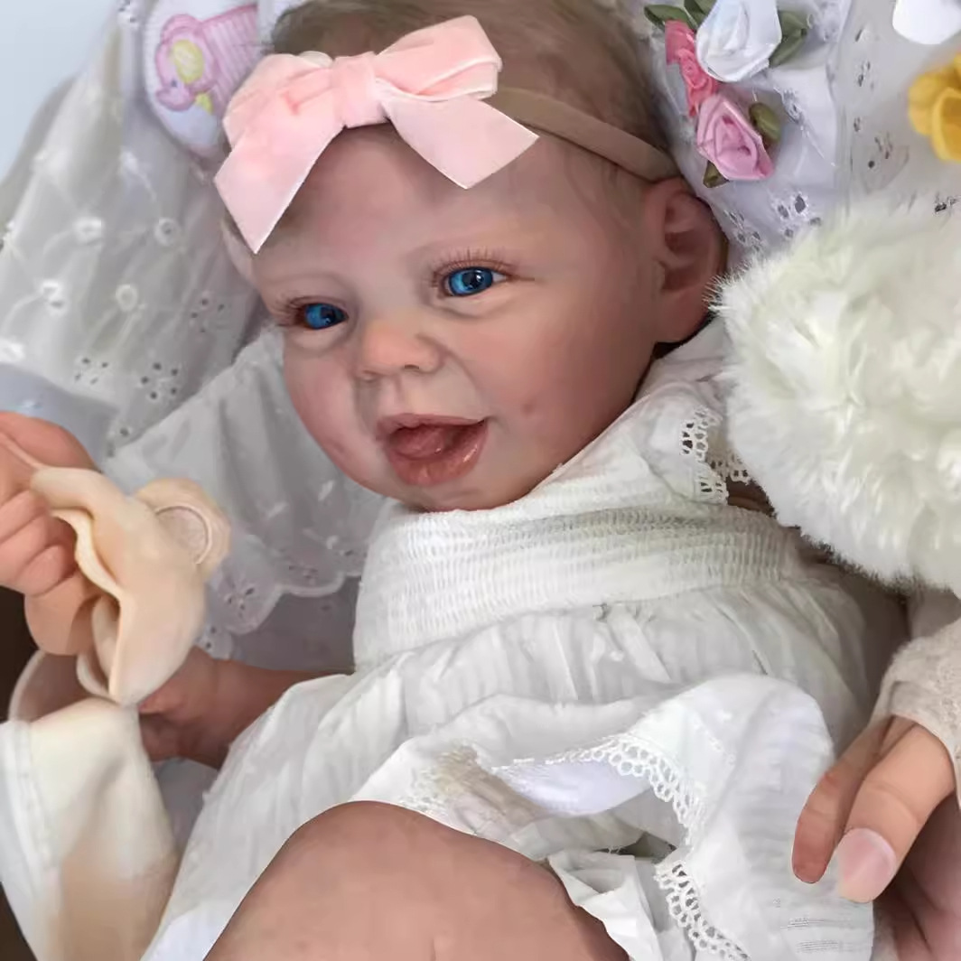 Cuerpo de tela de 22 pulgadas Hani Rebirth Doll Simulación Bebé Suministro transfronterizo Una generación