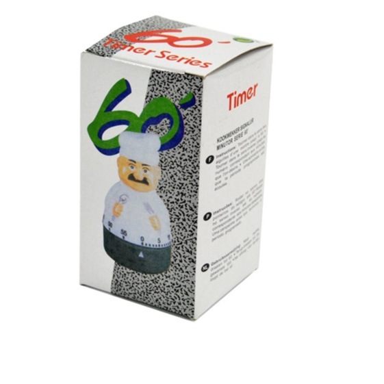 Suministro de cocina temporizador cuchillo tenedor chef temporizador de plástico