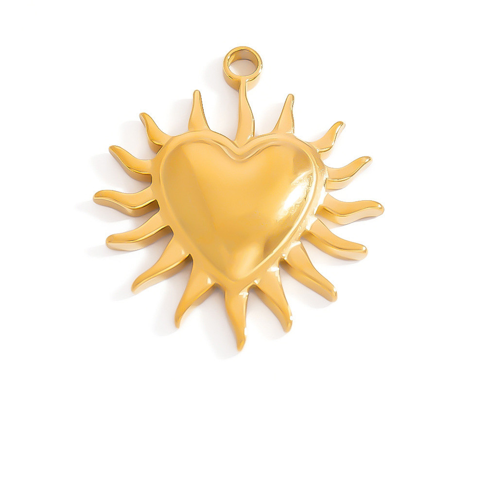 2g Weight 0.03µm-0.05µm Gold Plating Thickness PVD Coated Gold Plating Process Pendant Jewelry Making Type Real Gold Plated Plating Material 1 Piece Quantity 304 Stainless Steel Material Heart Shape, Flower Pattern Vintage Style Style Waterproof Non Tarnish, Plating Craft 1 Piece 304 Stainless Steel PVD Coated Real Gold Plated Heart Shape Flower Polished Pendant DIY Ornament Accessories 10